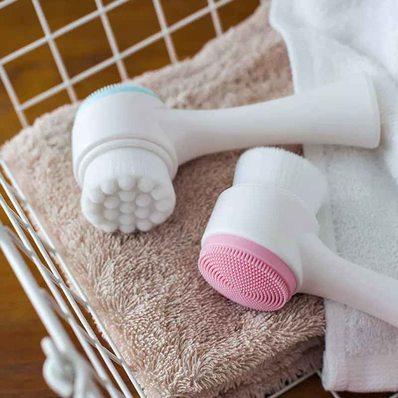 Double Sided Manual Facial Cle - Silicone Face Scrubber Electric recension och pris