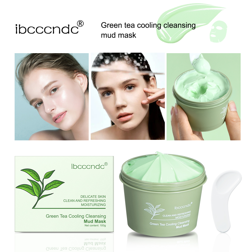 Green Tea Mud Mask Natural Ski - Green Tea Cleansing Clay Mask recension och pris
