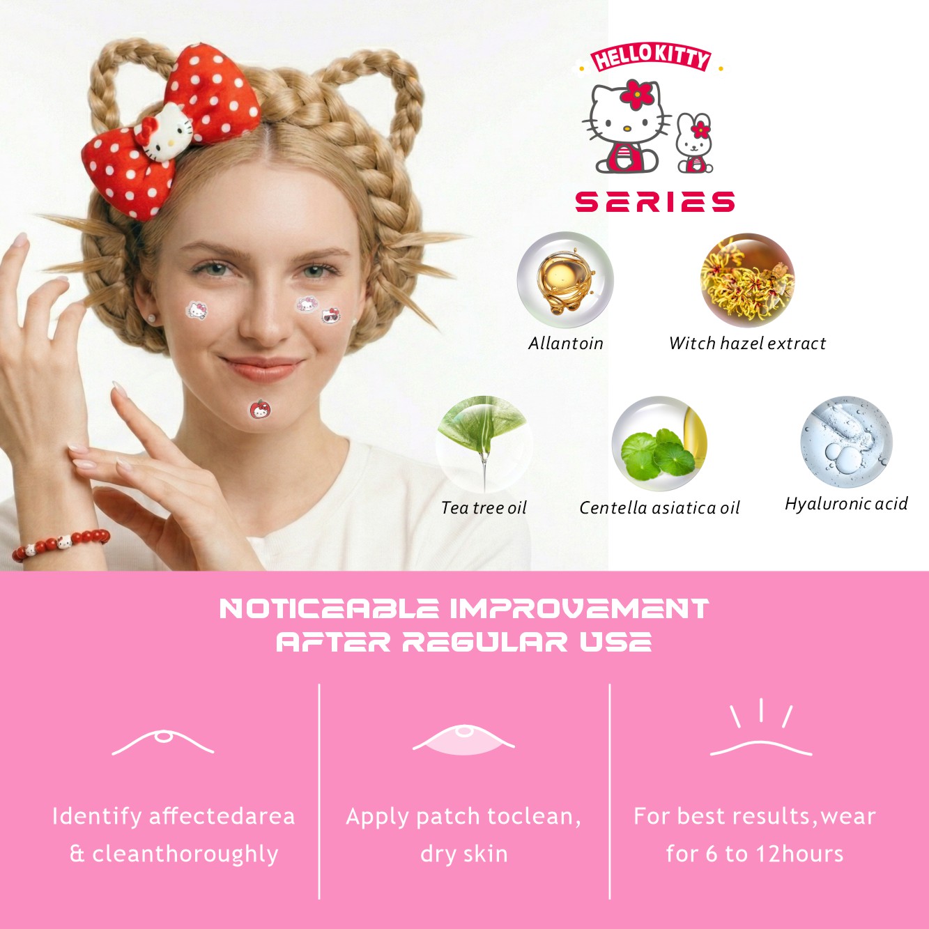 24/48/72/120pcs Hello Kitty Pa - Skincare recension och pris