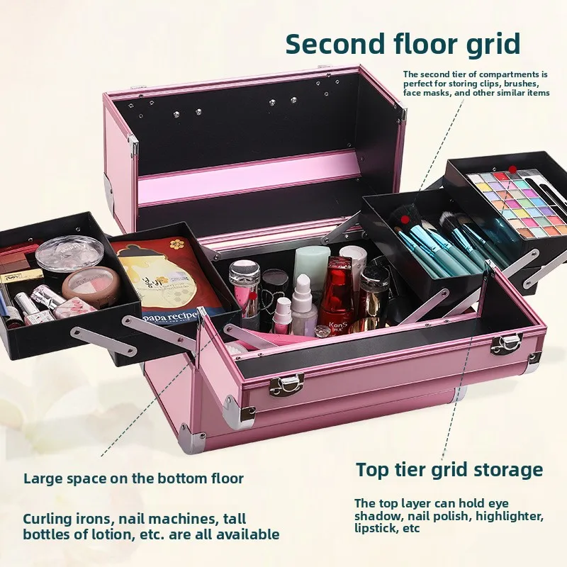 Large Capacity Double Open Mak - Makeup recension och pris